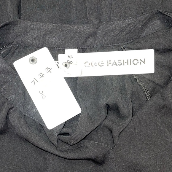 Layered Sheer Knee Length Black Dress NWT 2XL - Picture 6 of 7